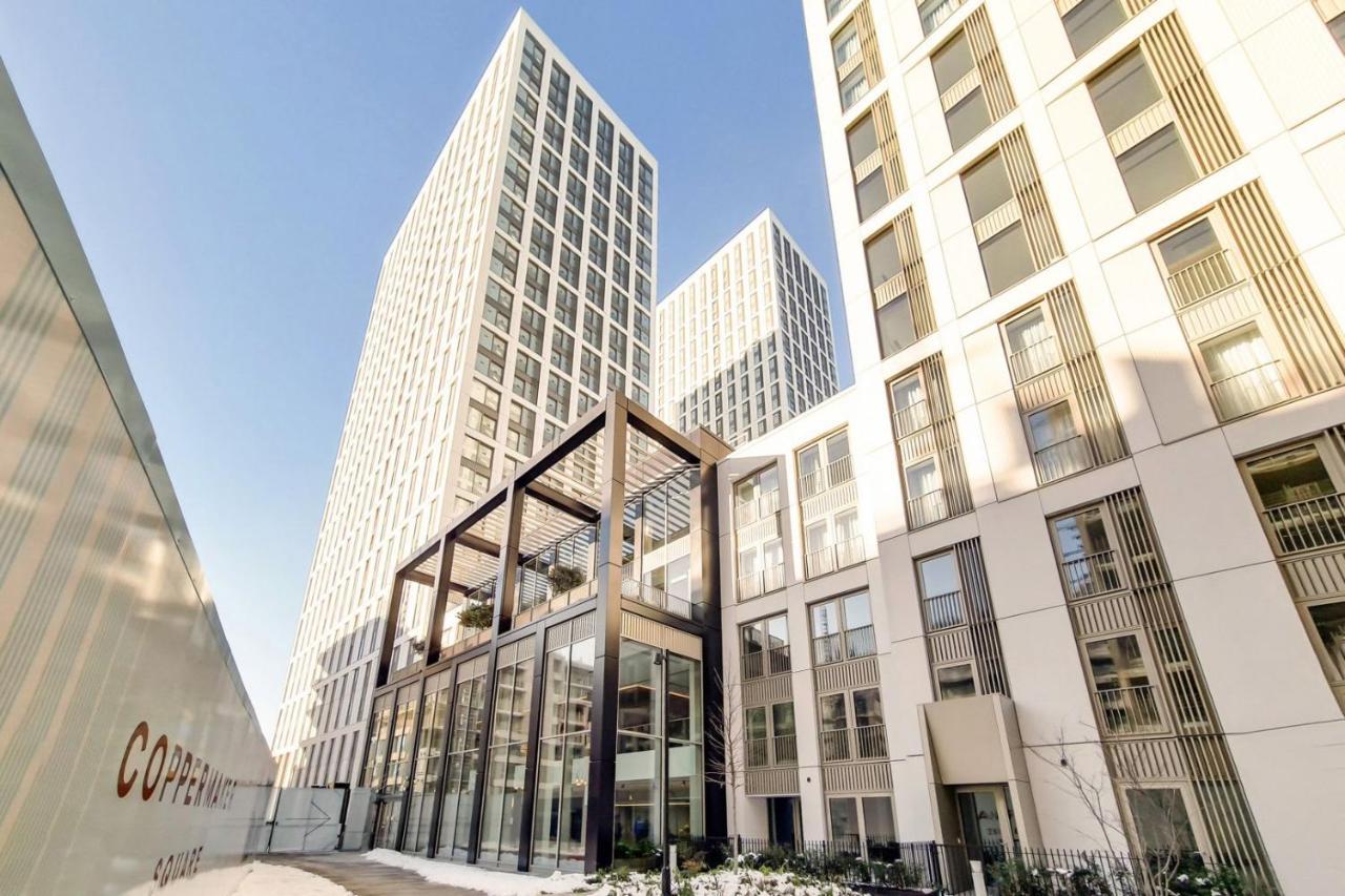 Coppermaker Square In Stratford Apart otel Londra Dış mekan fotoğraf