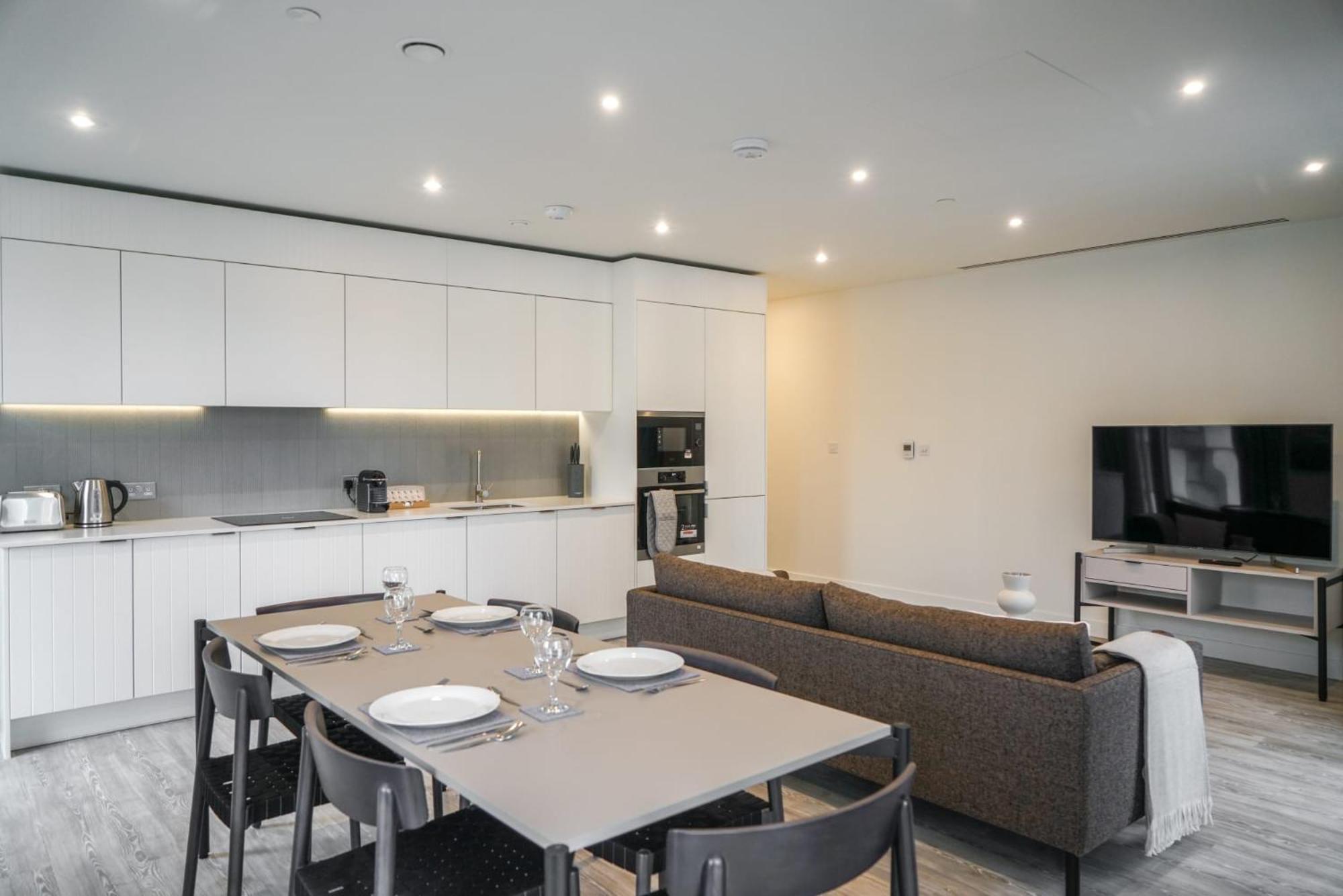 Coppermaker Square In Stratford Apart otel Londra Dış mekan fotoğraf